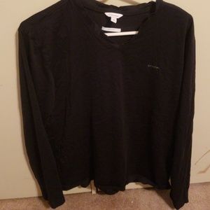 Mens Calvin Klein long sleeve V neck